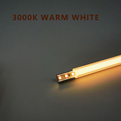 Modern noir 3500K chaud blanc vitré étagère luminaire de cabinet LED avec 80 CRI