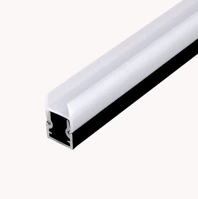 Étagère en verre moderne de 6-8 mm Accent Lighting Blanc chaud 3500K PMMA Aluminium Touch On/Off Commutateur étagère unique