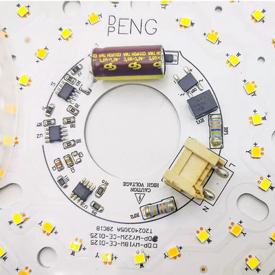 125 mm AC220V 110V Plaque de circuits imprimés ronde 22W module LED sans conducteur pour ventilateur LED
