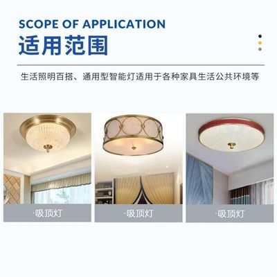 8.66" 220mm luminaire de plafond à LED rond réglable 120v Aluminium avec certificat FCC,ETL,CB,CE,LVD,EMC