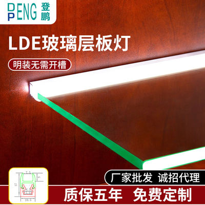 Lampes LED en blanc chaud pour étagères de vente au détail