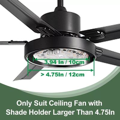 120V 15W Dia sans conducteur 100mm LED Light pour le ventilateur LED