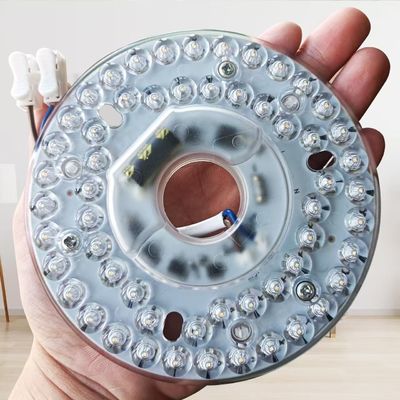 Dia125mm Plaque de circuits imprimés ronde 4,9'' LED Kit de rétrofit de lumière 22W Couleur 3CCT 3000K/4500K/6000K CRI90 Pour le remplacement de la lumière du ventilateur de plafond Panel PCB Ceiling Light LED Retrofit Kit120V 2200LM
