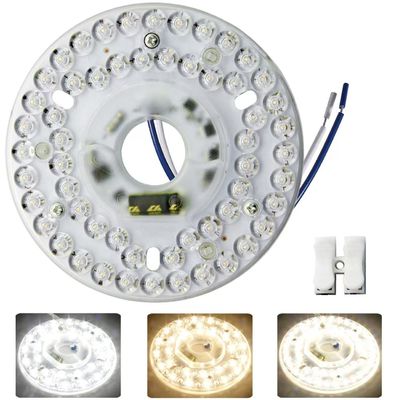 La couleur de l'éclairage est de 3000K/4500K/6000K CRI90 pour le remplacement de la lumière du ventilateur de plafond.