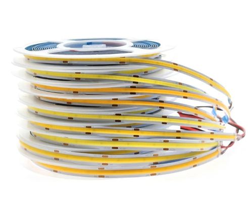 COB Strip Light Car Led Strip Light 320led 384led 480led 528led 768leds RGB COB Led Strip Light Pour le profilé en aluminium