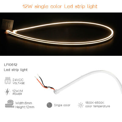 24V/12V.DC 10W bande lumineuse au néon flexible personnalisée pour la décoration du plafond