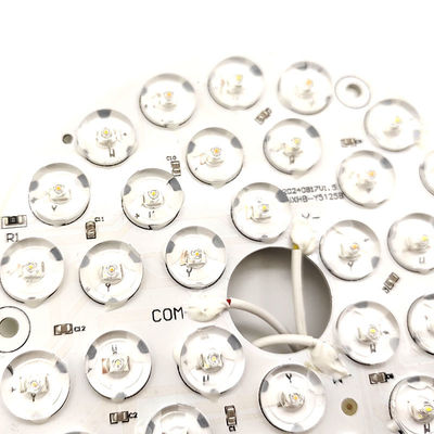 Lumière élevée 230V 15W 110MM 36V 3CCT Pièces de rechange Ventilateur de plafond Plateforme de circuits imprimés Conducteur Moins de modules LED Dimming et réglage de la couleur