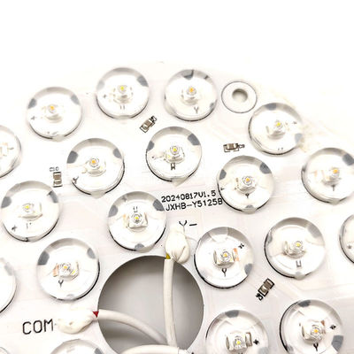 Lumière élevée 230V 15W 110MM 36V 3CCT Pièces de rechange Ventilateur de plafond Plateforme de circuits imprimés Conducteur Moins de modules LED Dimming et réglage de la couleur