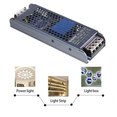 AC à DC alimentation électrique ultra mince et mince 12V/24V 60W 100W 150W conducteur LED alimentation électrique de commutation pour boîte en fer blanc à bande LED