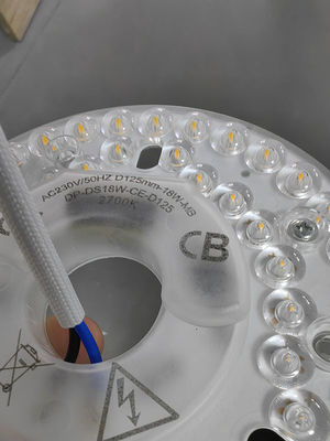 Remplacement de la lampe de ventilateur de plafond LED: nouveaux produits: dia125mm couleur unique 2700K, certification CE ROHS ERP approuvée