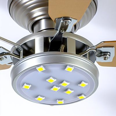 Remplacement de la lumière de ventilateur de plafond à LED 2835SMD - PCB en aluminium, blanc chaud 3000K
