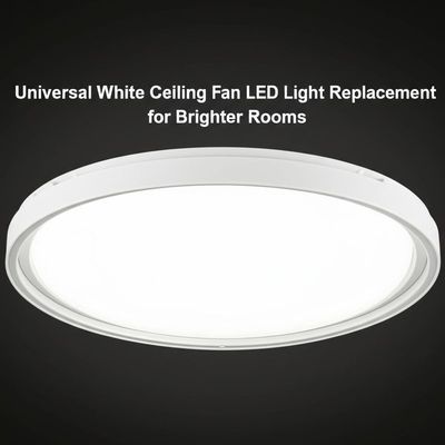 Remplacement universel de lumière LED pour ventilateur de plafond blanc, pour des pièces plus lumineuses