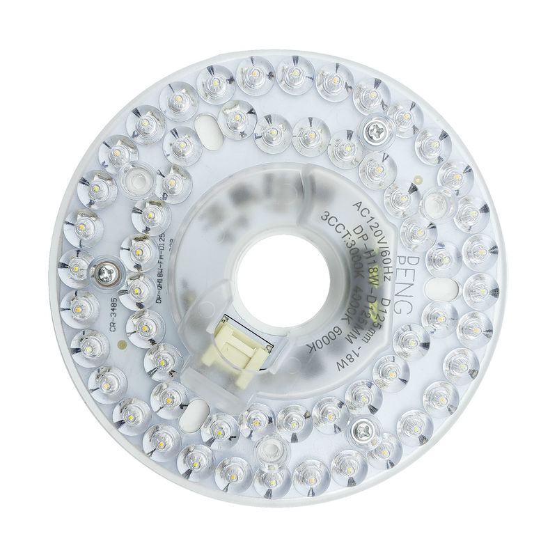 125mm 22W 4,92 &quot; Dia sans conducteur125mm ETL FCC Approuvé éclairage de ventilateur de plafond à LED