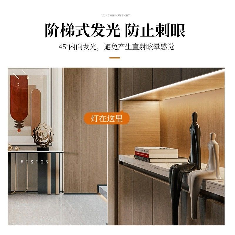 LED sous la barre lumineuse de l'armoire Modern Aluminium Stand LED Light for Showcase Display