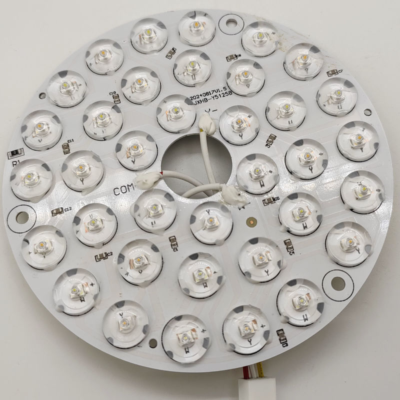 Protection contre les surtensions de haute luminosité 3KV Trois couleurs 9-25W échangeur de lumière de ventilateur LED DOB Module de remplacement de lumière de ventilateur de plafond