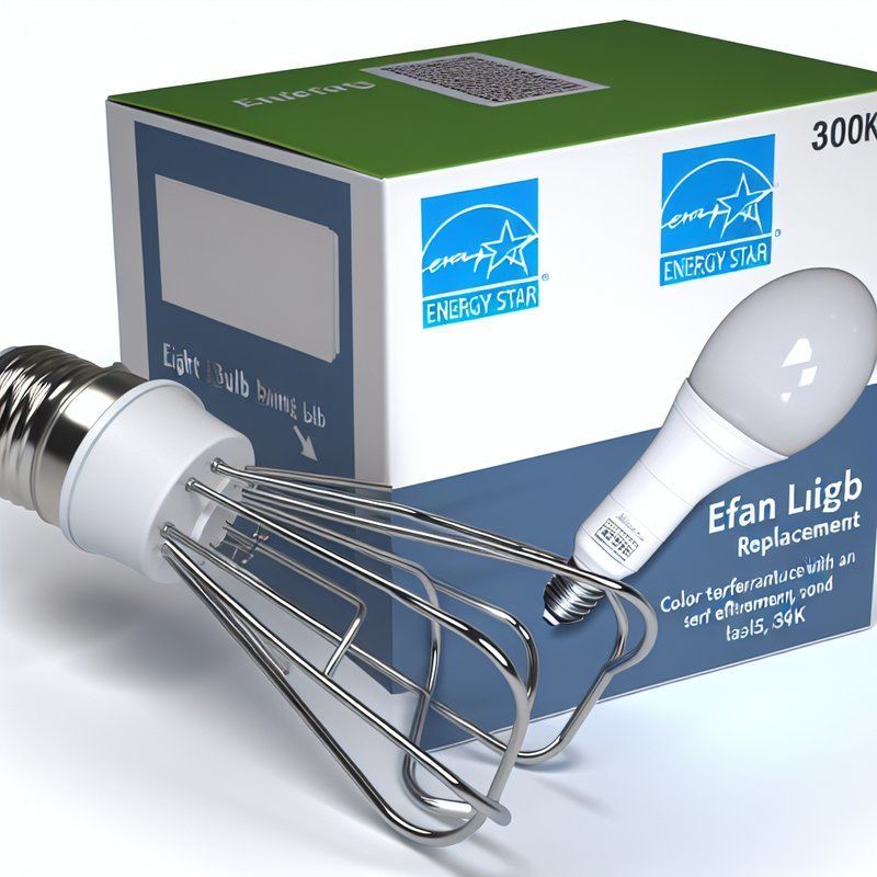 Ampoule de remplacement pour ventilateur de plafond à LED 3000K certifiée Energy Star