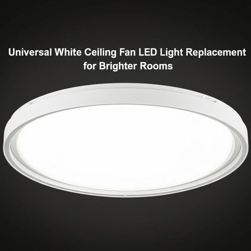 Remplacement universel de lumière LED pour ventilateur de plafond blanc, pour des pièces plus lumineuses