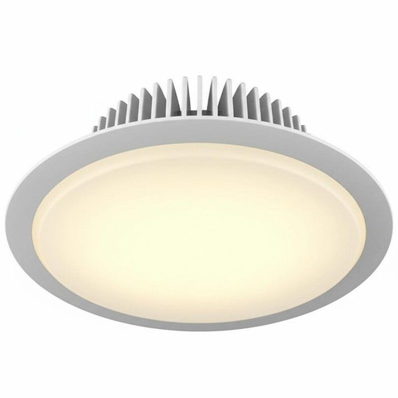 Ventilateur de plafond blanc avec lumière LED - Remplacement - Certifié Energy Star Oui - Température de couleur 3000K