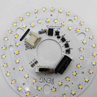 Dia125mm 4,9 pouces 24W LED Lampes de ventilateur de plafond Kit de remise à niveau Kit de remplacement de lampe de plafond 5CCT 3000K 3500K 4000K 5000K 6000K Ajustable 12W 18W 24W Commutateur, 2800LM 120V ETL 2 4 Watts