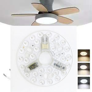 Modules LED ERP Rosh 5CCT 12W/18W/24W DIP Switch Ventilateur de plafond avec puissance magique remplace le module LED