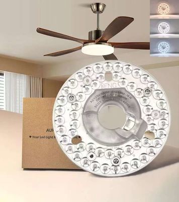 4.92 Œ Universal de ventilateur de plafond Led Light Remplacement de ventilateur de plafond Flush monture de plafond de lumière, 18W 3CCT 3000K 4000K 6000K 1500LM CRI90 Dimmable solution abordable pour Hampton Bay Harbour Brise Hunter