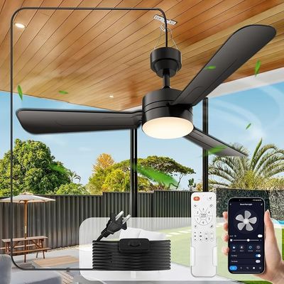 Ventilateurs de plafond avec lumières, 36 